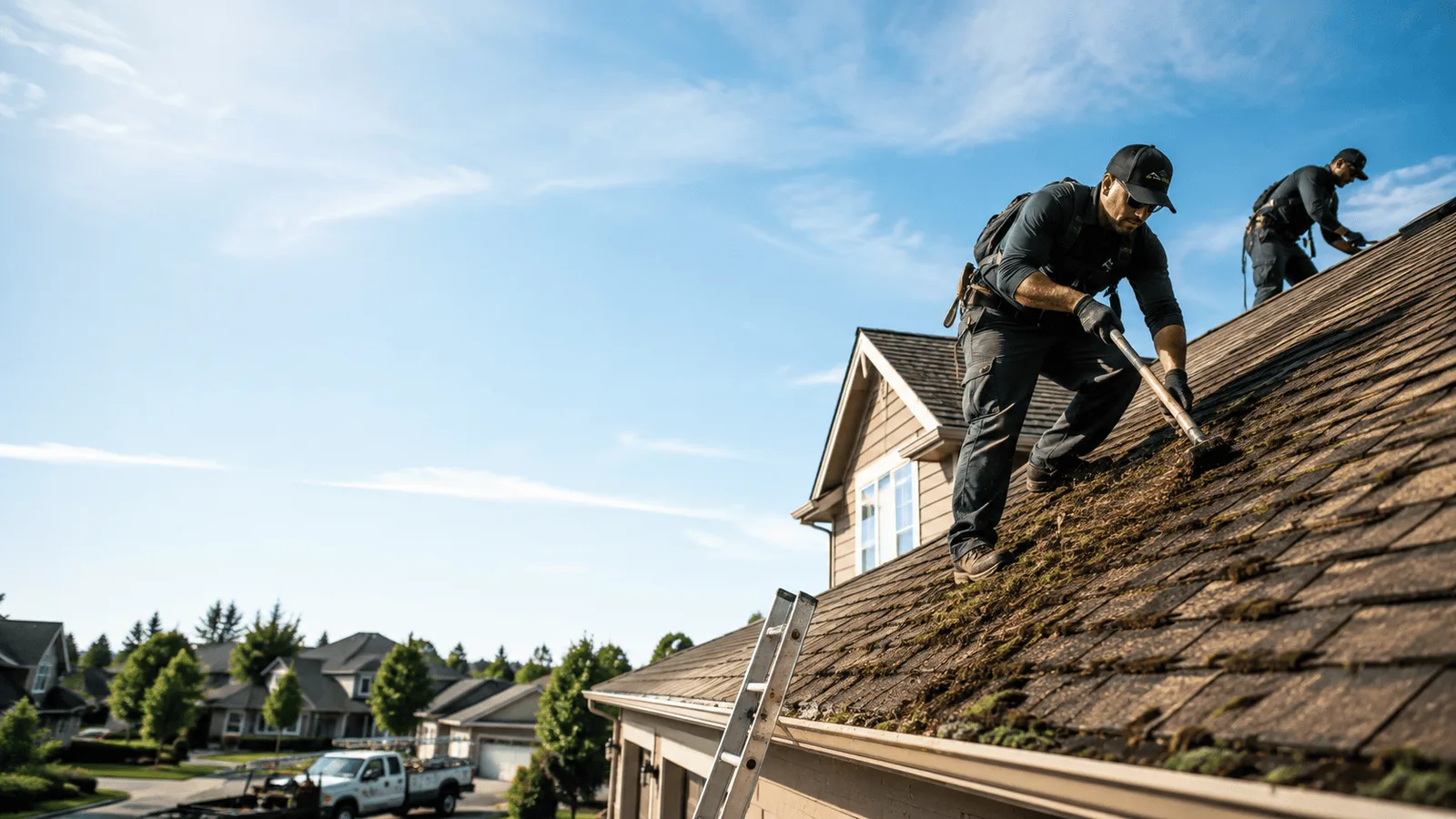 Roof Moss Removal in Clarksville, MO near me
